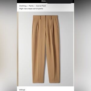Aritzia Wilfred Carrot Pant size 8 cropped.